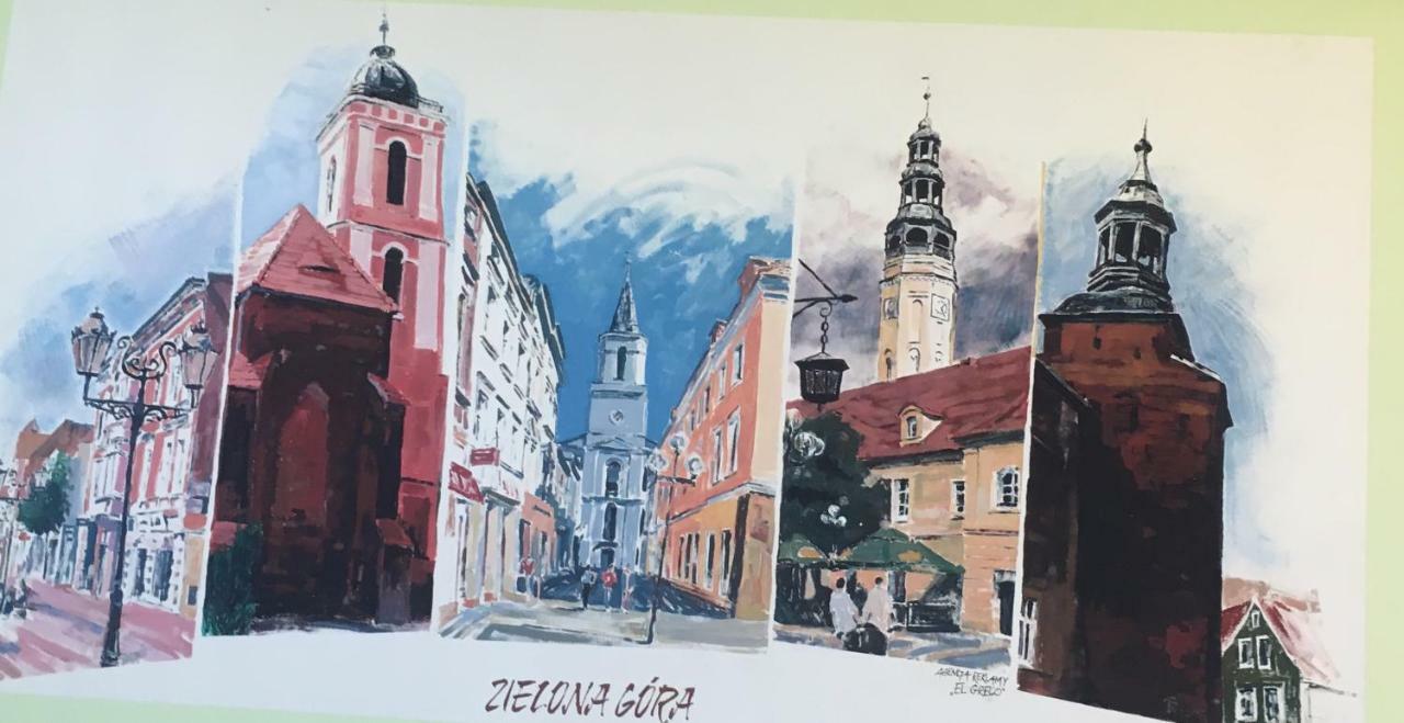 Appartamento Cicha Studio Zielona Góra Esterno foto